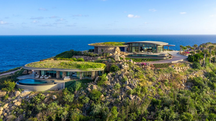 Una villa extra lusso con vista sul Mar dei Caraibi