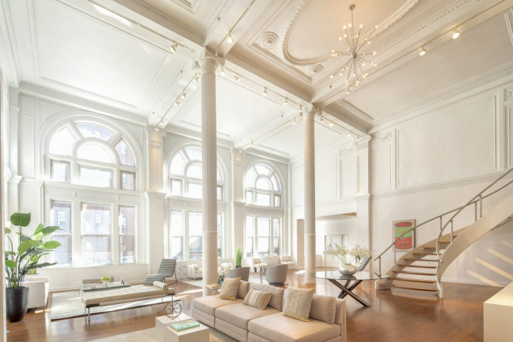 Architettura e arte si fondono in questo stupendo loft di TriBeCa da 7,9 milioni di dollari.